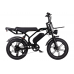 Altec Arion Elektrische Fatbike 20 Inch 7 Versnellingen Hydraulisch Mat Zwart