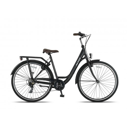 Altec Metro 28 Inch Damesfiets Mat Zwart 7 versnellingen Altec Metro 28 Inch Damesfiets Mat Zwart 7 versnellingen