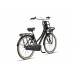 Altec Dutch 26 inch Meisjesfiets 3 versnellingen transportfiets Mat Zwart 