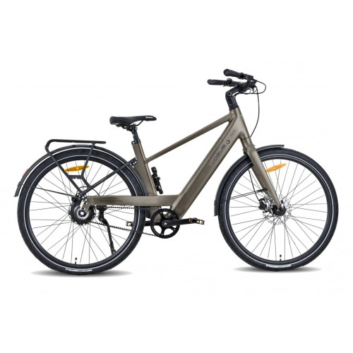 Vogue Nova 28 Inch Elektrische Fiets Heren (Riemaandrijving) Hydraulisch Matt-Brown Vogue Nova 28 Inch Elektrische Fiets Heren (Riemaandrijving) Hydraulisch Matt-Brown