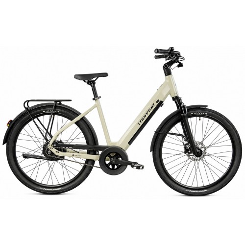 Torpado Dea 27,5 Inch Elektrische Fiets Dame Achterwielmotor Dual Speed Ivoorwit