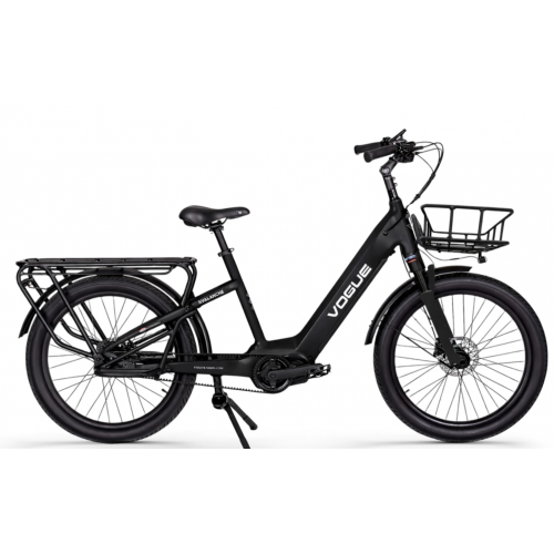 Vogue Avalanche Elektricshe Longtail (Riemaandrijving) Middenmotor Mat Zwart Vogue Avalanche Elektricshe Longtail (Riemaandrijving) Middenmotor Mat Zwart