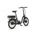 Altec Compact Elektrische Vouwfiets 7 Versnellingen (Voorwielmotor) Mat Zwart