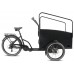 Vogue Caddy Elektrische Bakfiets 7 Versnellingen Hydraulische schijfremmen Mat Zwart-Grijs