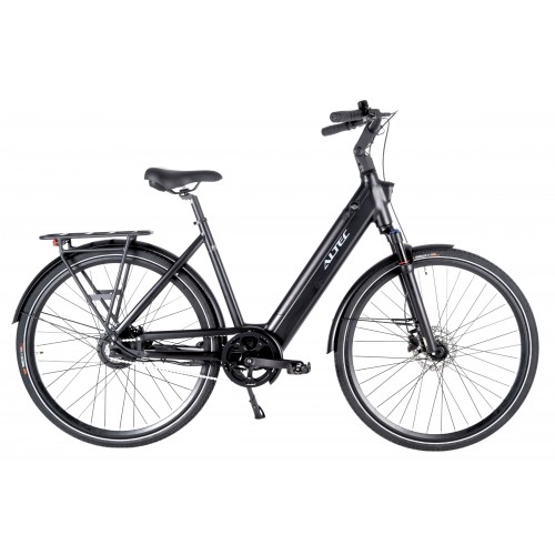 Altec Flow 28 Inch E-bike Dame (Achterwielmotor) Mat Zwart	