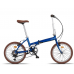 Pacto Twelve Retro Vouwfiets 20 Inch 6 Versnellingen Dark Blue Pacto Twelve Retro Vouwfiets 20 Inch 6 Versnellingen Dark Blue