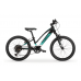 MBM District 20 Inch Mountainbike Meisjes Zwart-Turquoise 7 Versnellingen