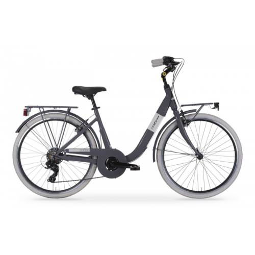 MBM People 26 Inch Meisjesfiets 7 Versnellingen Grijs MBM People 26 Inch Meisjesfiets 7 Versnellingen Grijs
