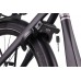 Altec Adventure 28 Inch Elektrische Fiets Dame 7 Versnellingen Middenmotor Mat Zwart Hydr.disc