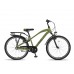 Altec Attack Plus 24 Inch Jongensfiets 3 versnellingen Army Groen