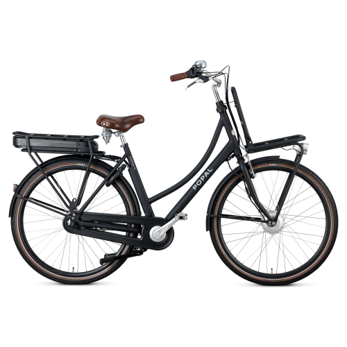Popal Prestige Elektrische Transportfiets Dame Mat Zwart 3 Versnellingen Popal Prestige Elektrische Transportfiets Dame Mat Zwart 3 Versnellingen