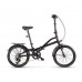 MBM Metro 20 Inch Vouwfiets 6 Versnellingen Zwart