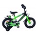 Volare Sportivo 12 Inch Jongensfiets Zwart Groen
