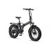 Altec Focus Elektrische-Fatbike Vouwfiets 8 Versnellingen Zwart Achtermotor 