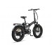 Altec Focus Elektrische-Fatbike Vouwfiets 8 Versnellingen Zwart Achtermotor 