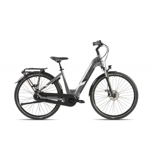 E-vision Durand 28 Inch Elektrische Fiets Middenmotor Hydr. 8 Versnellingen Grijs E-vision Durand 28 Inch Elektrische Fiets Middenmotor Hydr. 8 Versnellingen Grijs