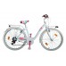 MBM Fleur 26 Inch Meisjesfiets 6 Versnellingen Wit