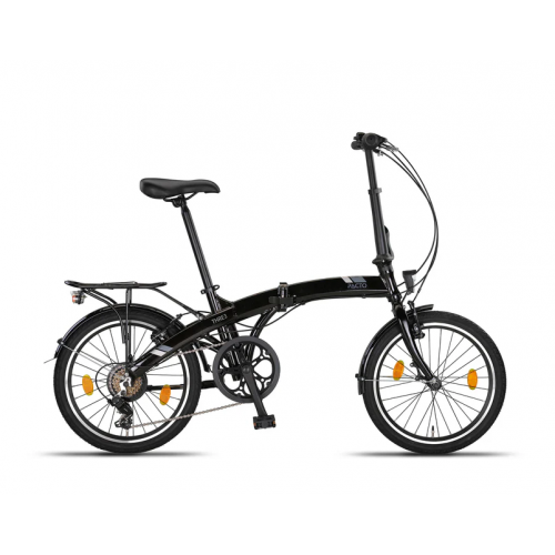 Pacto Three Vouwfiets 20 Inch 6 Versnellingen Black Pacto Three Vouwfiets 20 Inch 6 Versnellingen Black