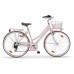 MBM Boulevard 28 Inch Damesfiets 6 Versnellingen Roze MBM Boulevard 28 Inch Damesfiets 6 Versnellingen Roze
