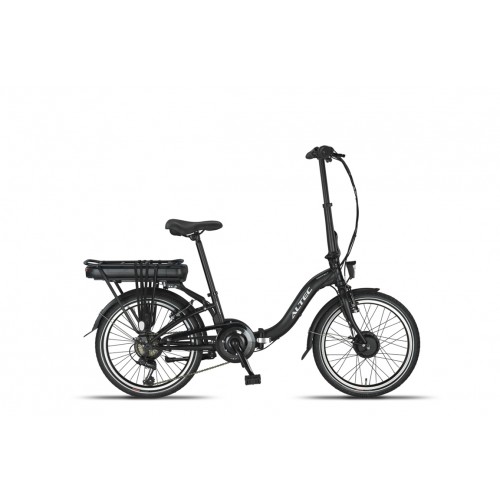 Altec Compact Elektrische Vouwfiets 20 Inch Mat Zwart 6 speed 518Wh