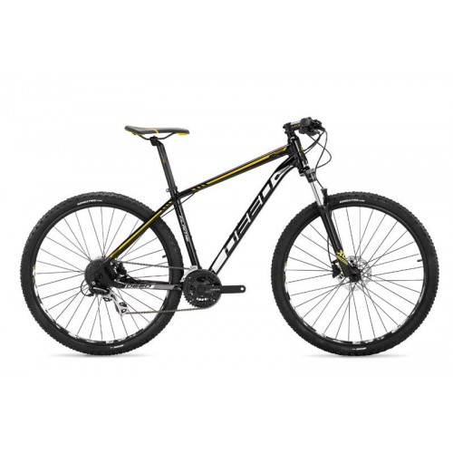 Deed Flame 294 Mountainbike 29 Inch 24 versnellingen Zwart Geel
